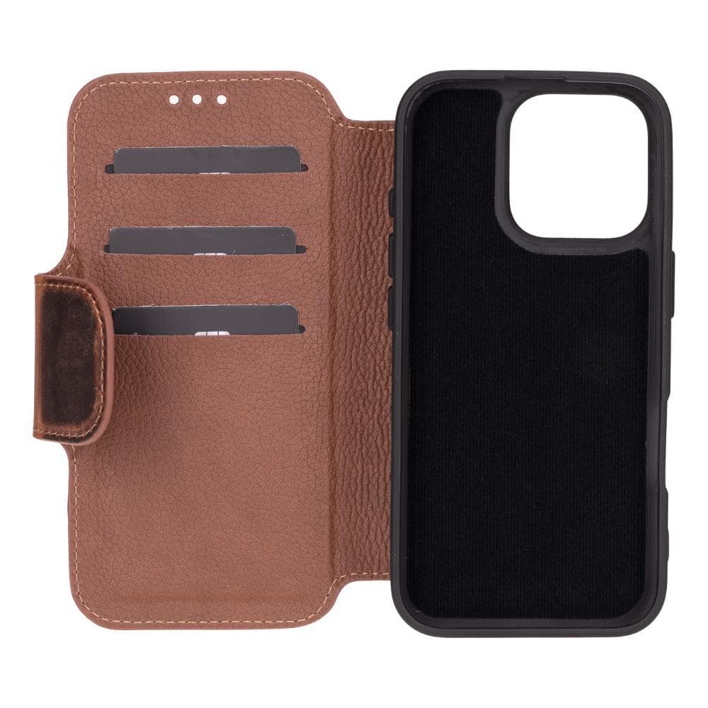 Infinix iPhone 16 Pro Leather Folio Case Bouletta