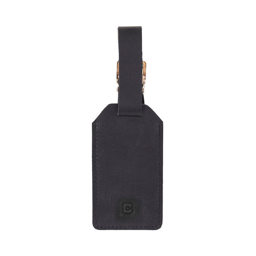 Innovix Leather Luggage Tag Black Bouletta
