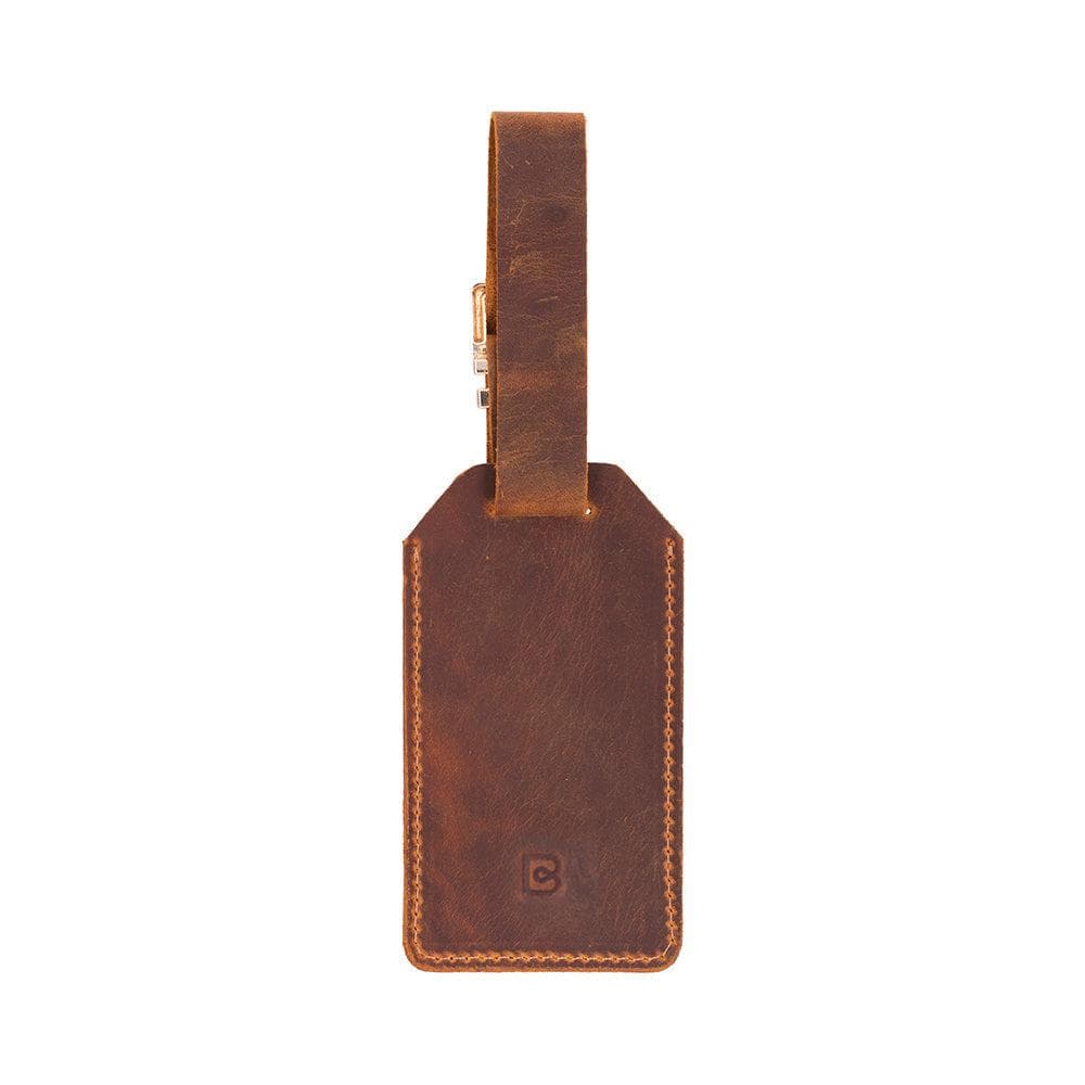 Innovix Leather Luggage Tag Moccasin Bouletta