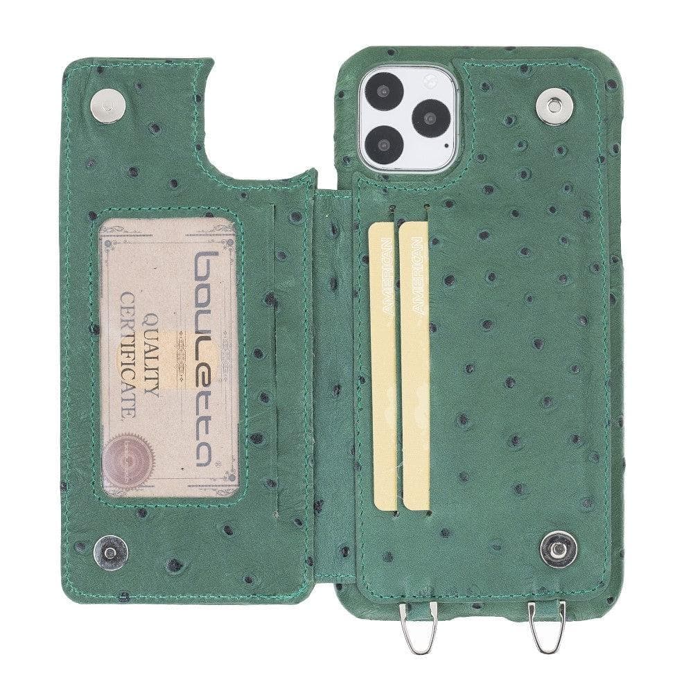 iPhone 11 Series Leather Saff Umw Plain Strap Bouletta