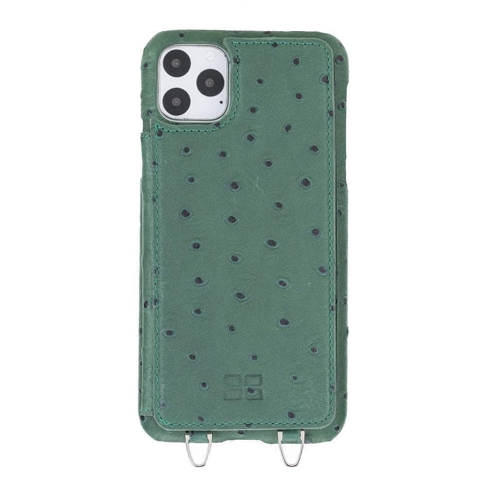 iPhone 11 Series Leather Saff Umw Plain Strap Bouletta