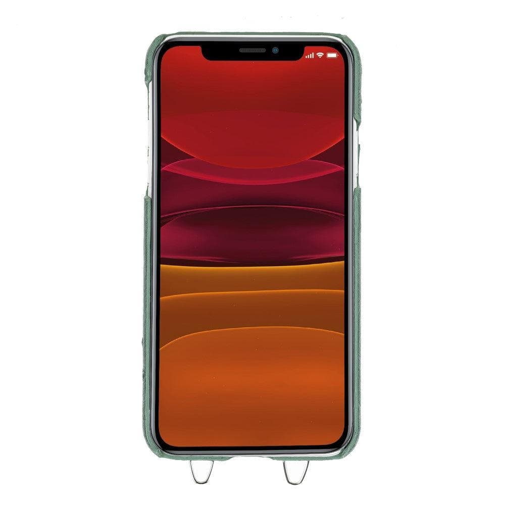 iPhone 11 Series Leather Saff Umw Plain Strap Bouletta