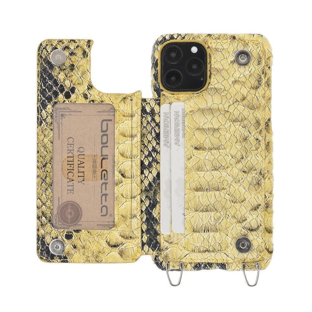 iPhone 11 Series Leather Saff Umw Plain Strap Bouletta