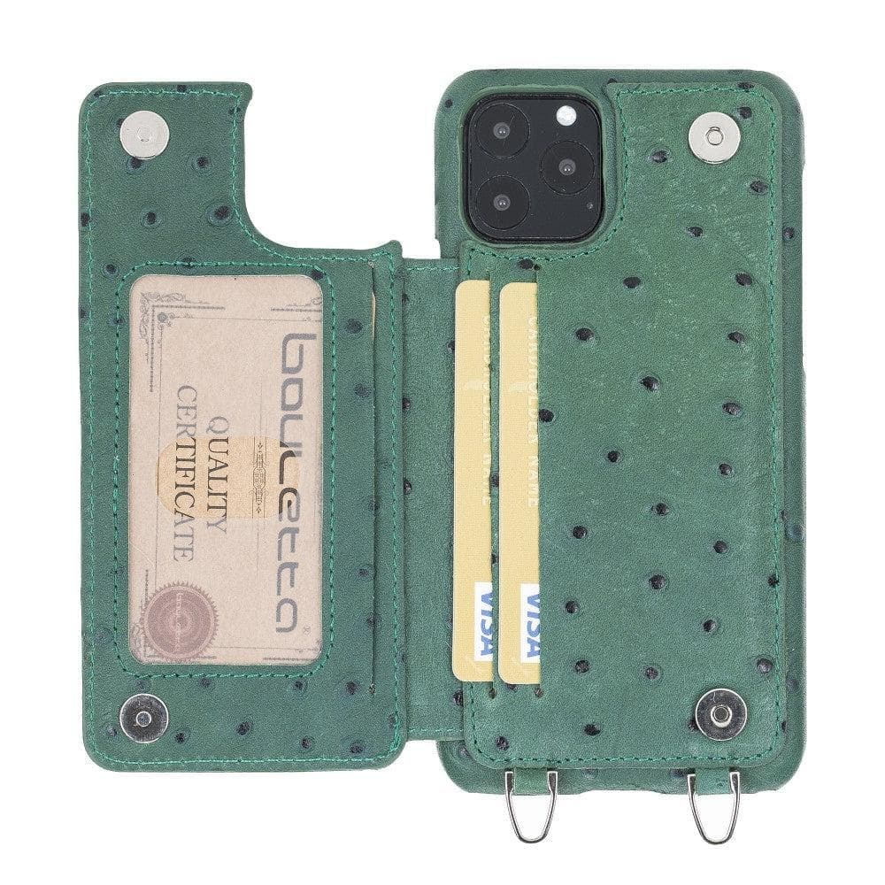 iPhone 11 Series Leather Saff Umw Plain Strap Bouletta