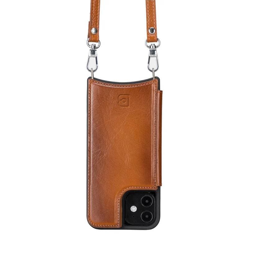 iPhone 12 Series Leather Saff UFW Plain Strap iPhone 12 / 12 Pro / Tan Bouletta