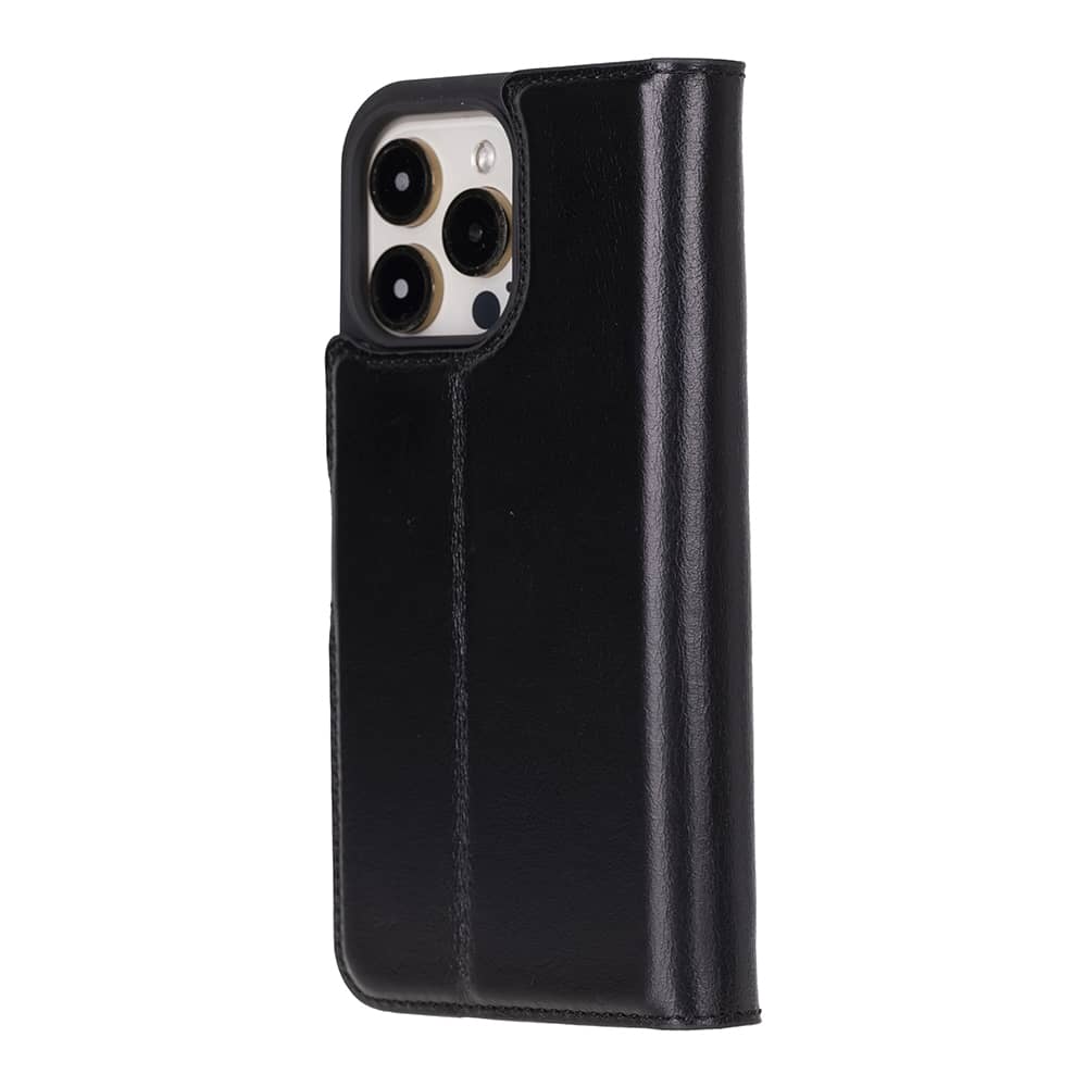 Leather iPhone 16 Pro Max Detachable Wallet Case