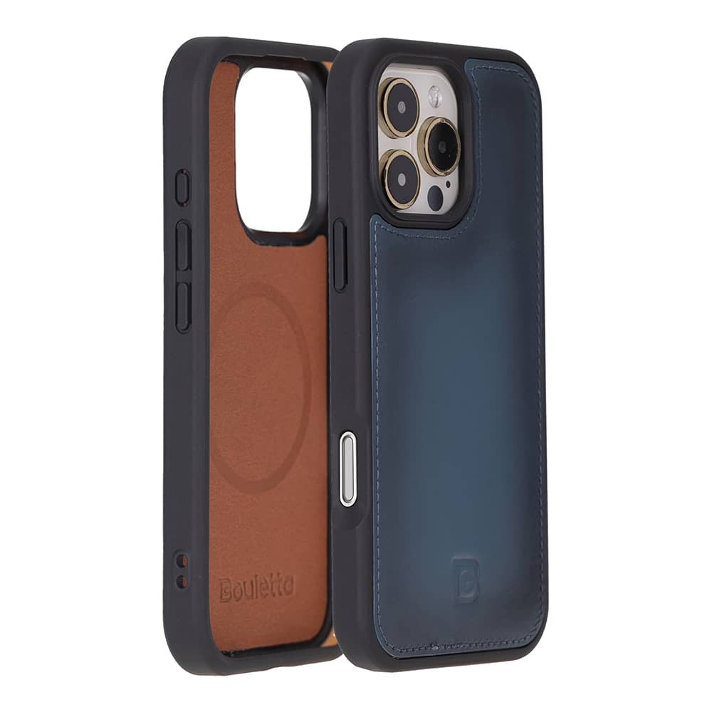 Leather iPhone 16 Pro Detachable Wallet Case