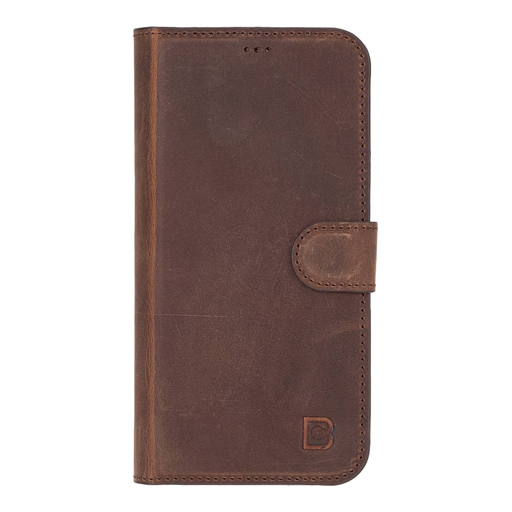 Leather iPhone 16 Pro Detachable Wallet Case