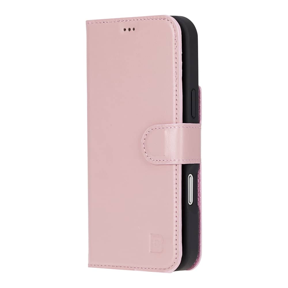 Leather iPhone 16 Pro Detachable Wallet Case