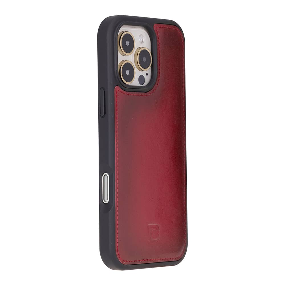 Leather iPhone 16 Pro Detachable Wallet Case