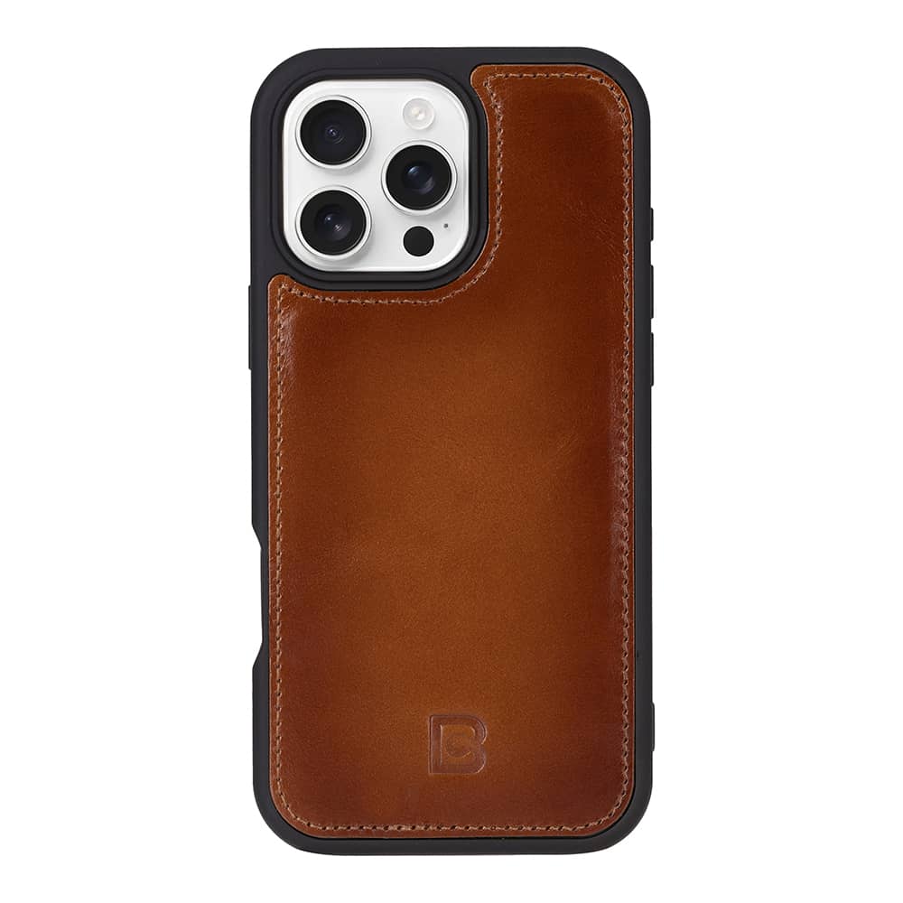 Leather iPhone 16 Pro Detachable Wallet Case