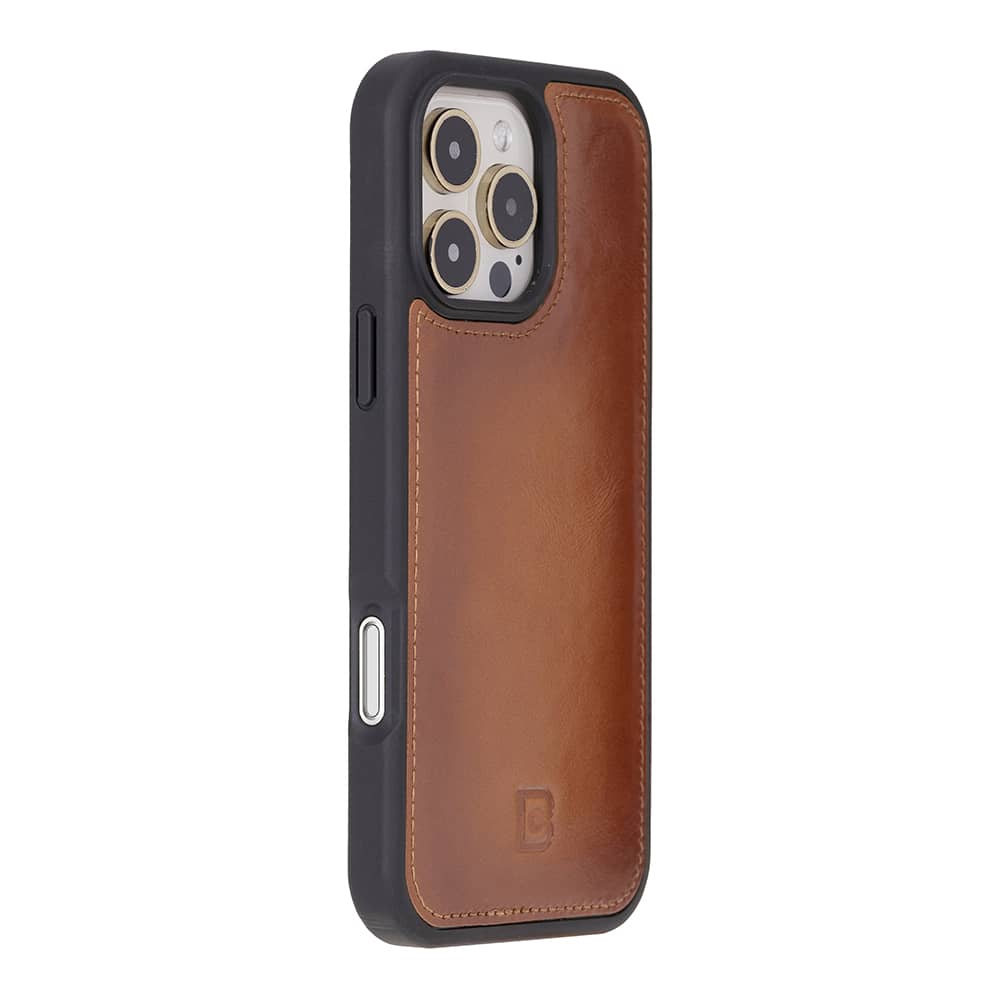 Leather iPhone 16 Pro Max Detachable Wallet Case