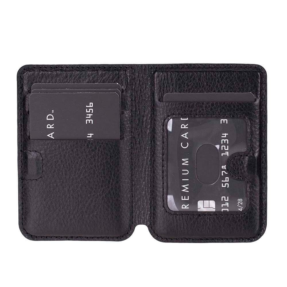 Jason Leather Premium Card Holder Black Bouletta