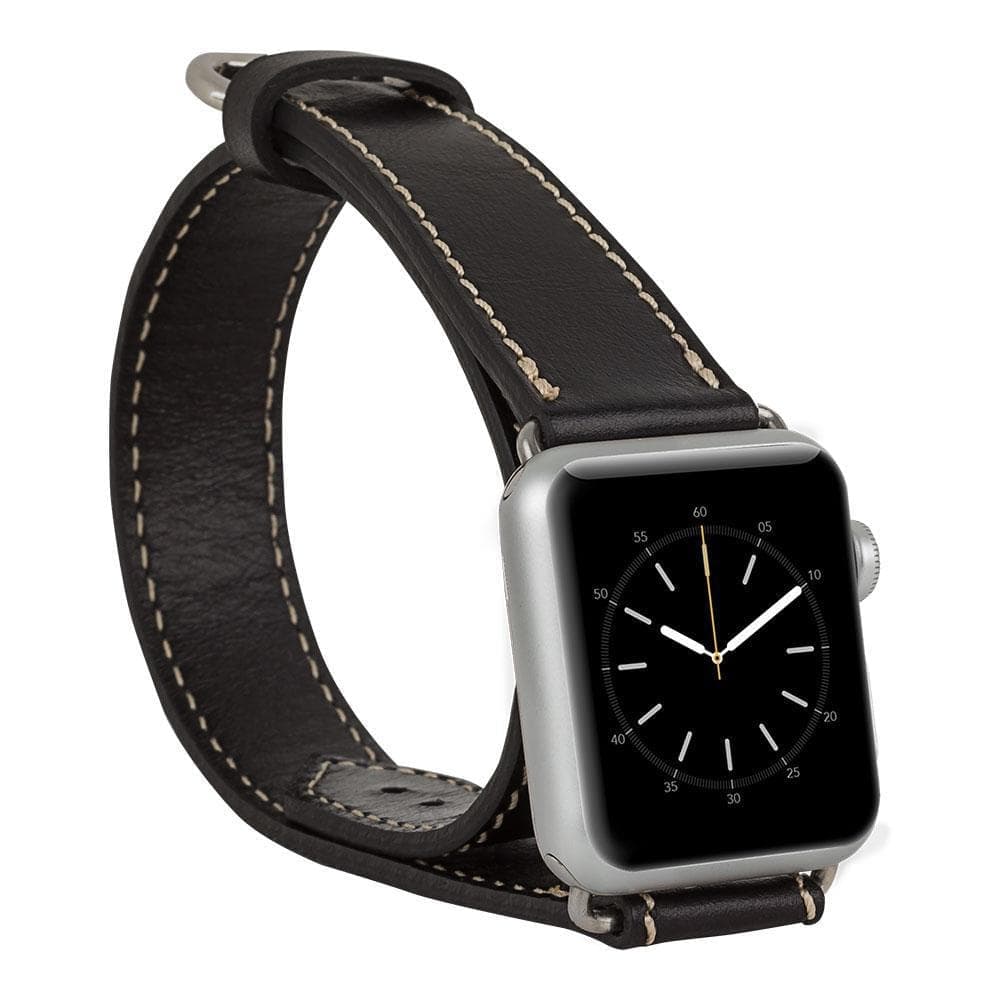 Lancaster Double Tour Classic Apple Watch Leather Straps Bouletta