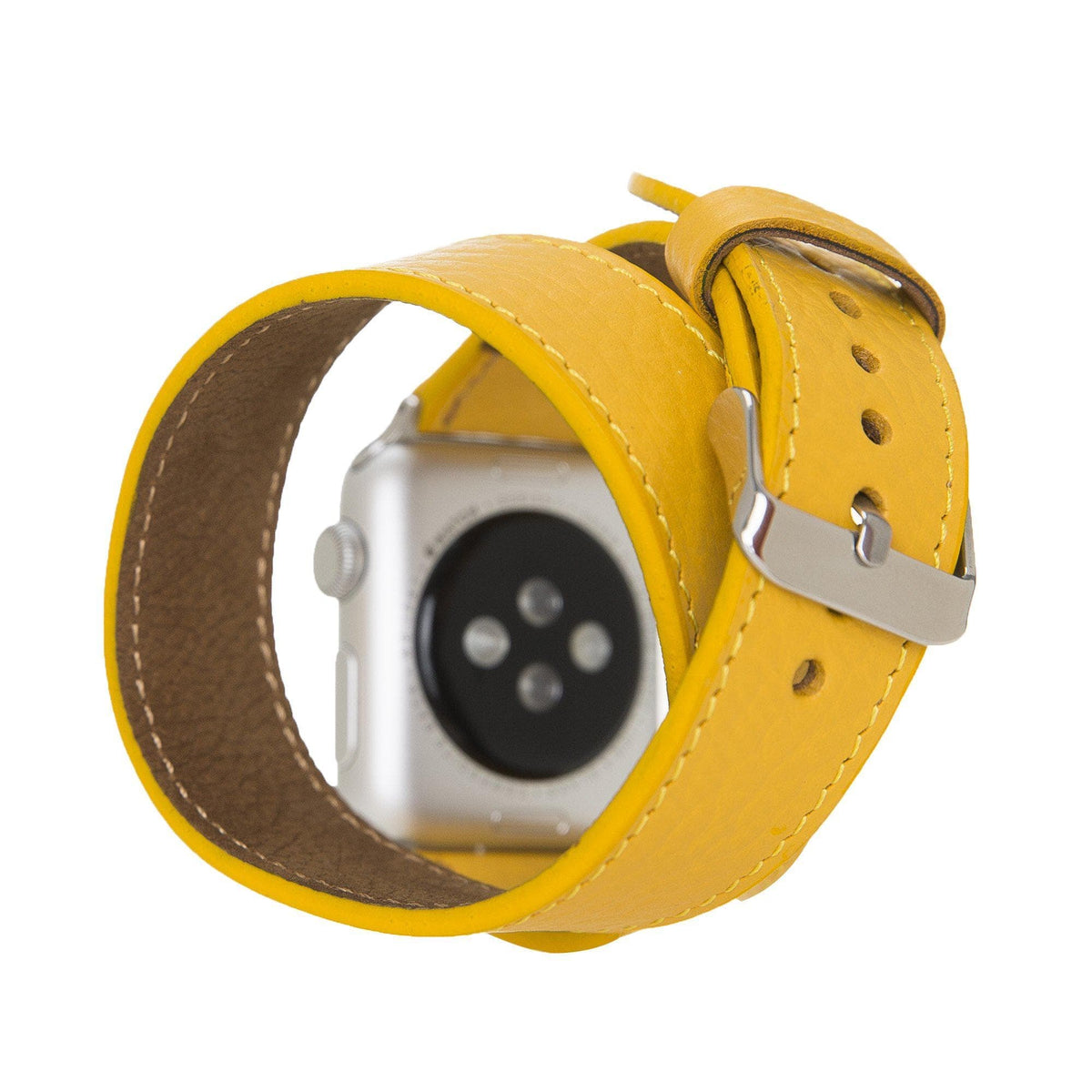 Lancaster Double Tour Classic Apple Watch Leather Straps Bouletta