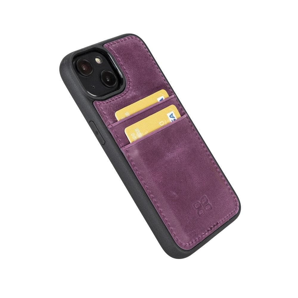 Leather Case for iPhone 15 Series with Card Holder Bouletta LTD