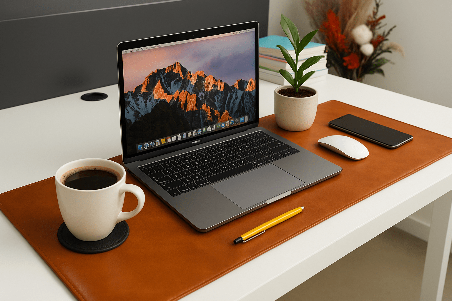 Leather Desk Mat (97 cm X 40 cm) Bouletta
