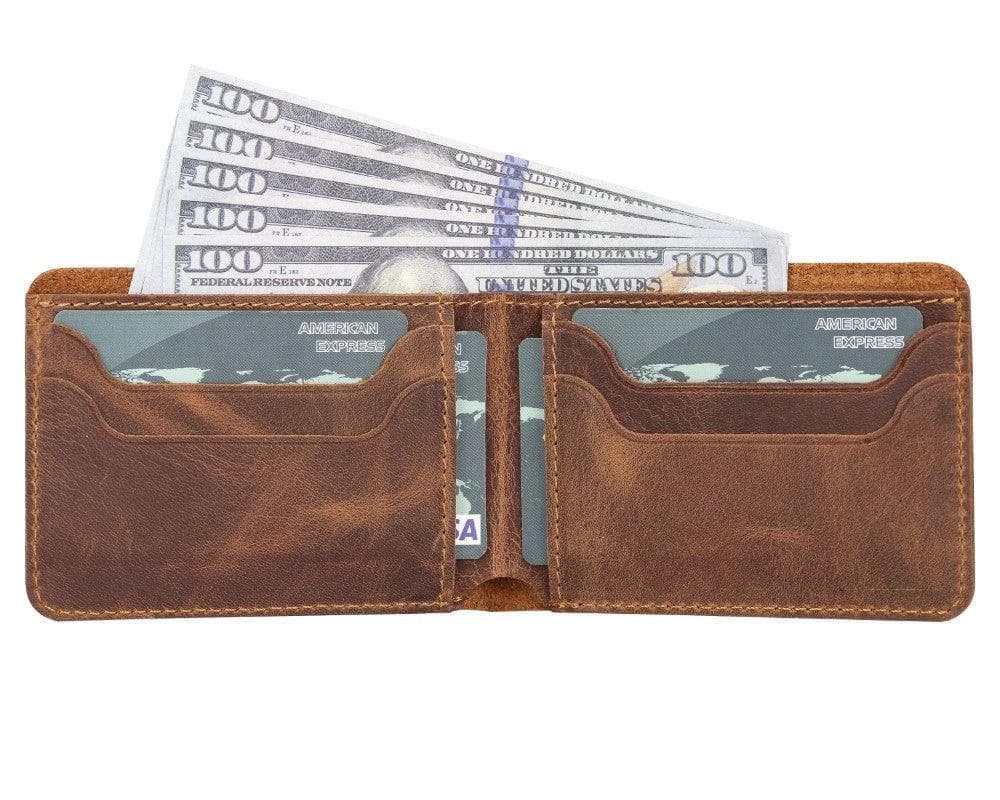 Leather Franco Wallet - Tan Tan Bouletta
