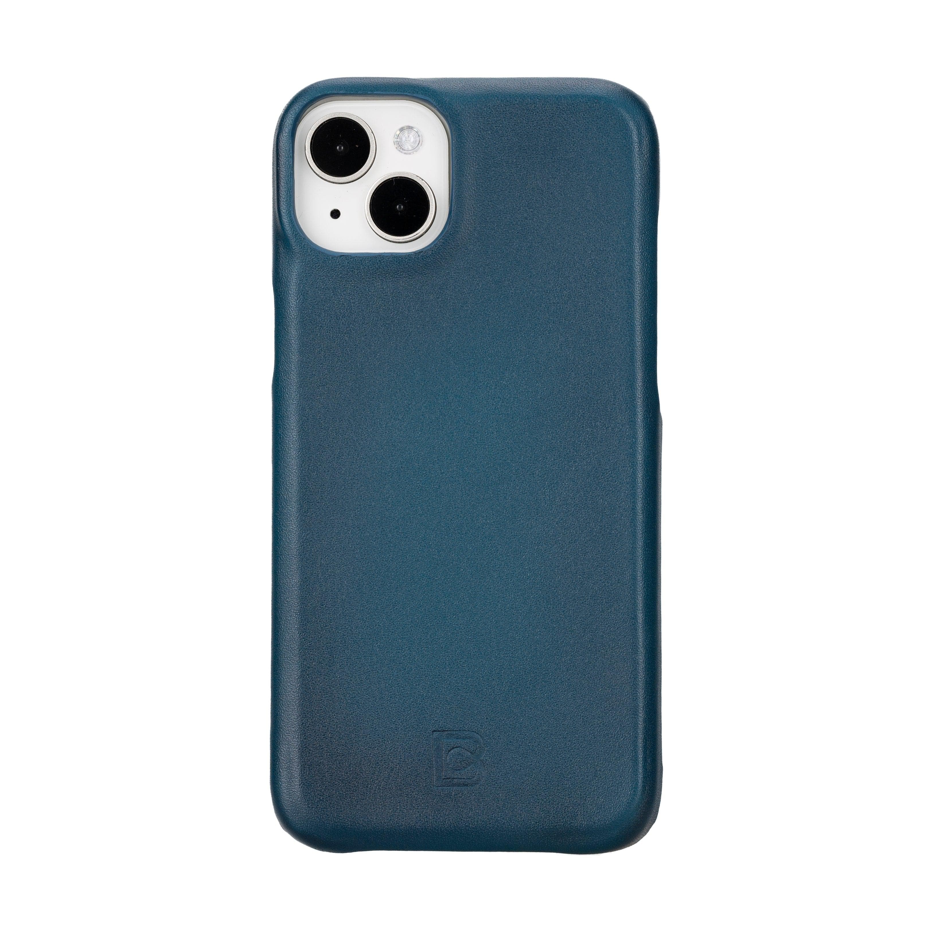 Leather iPhone 16 Plus Snap-On Cover Case Bouletta