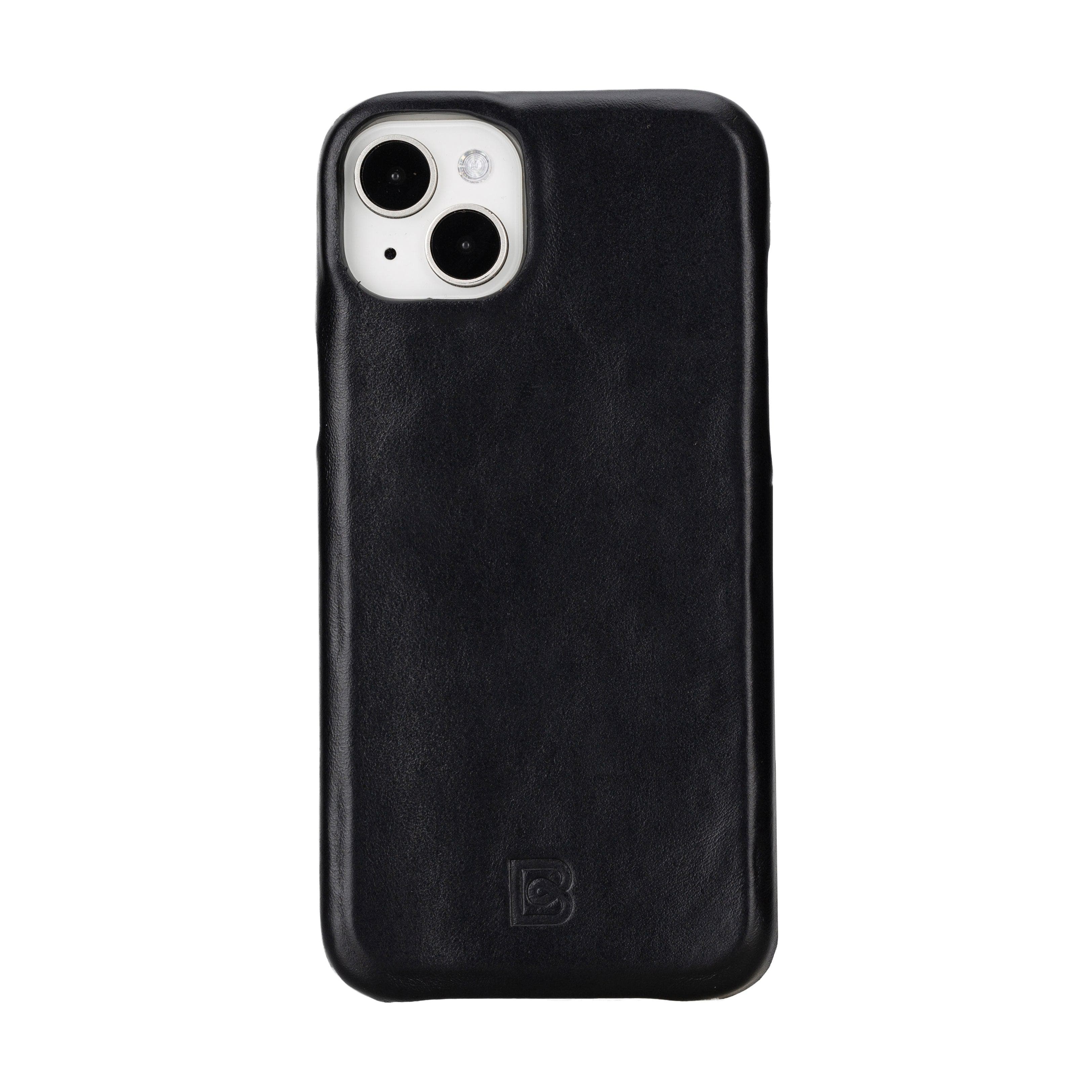 Leather iPhone 16 Plus Snap-On Cover Case Bouletta