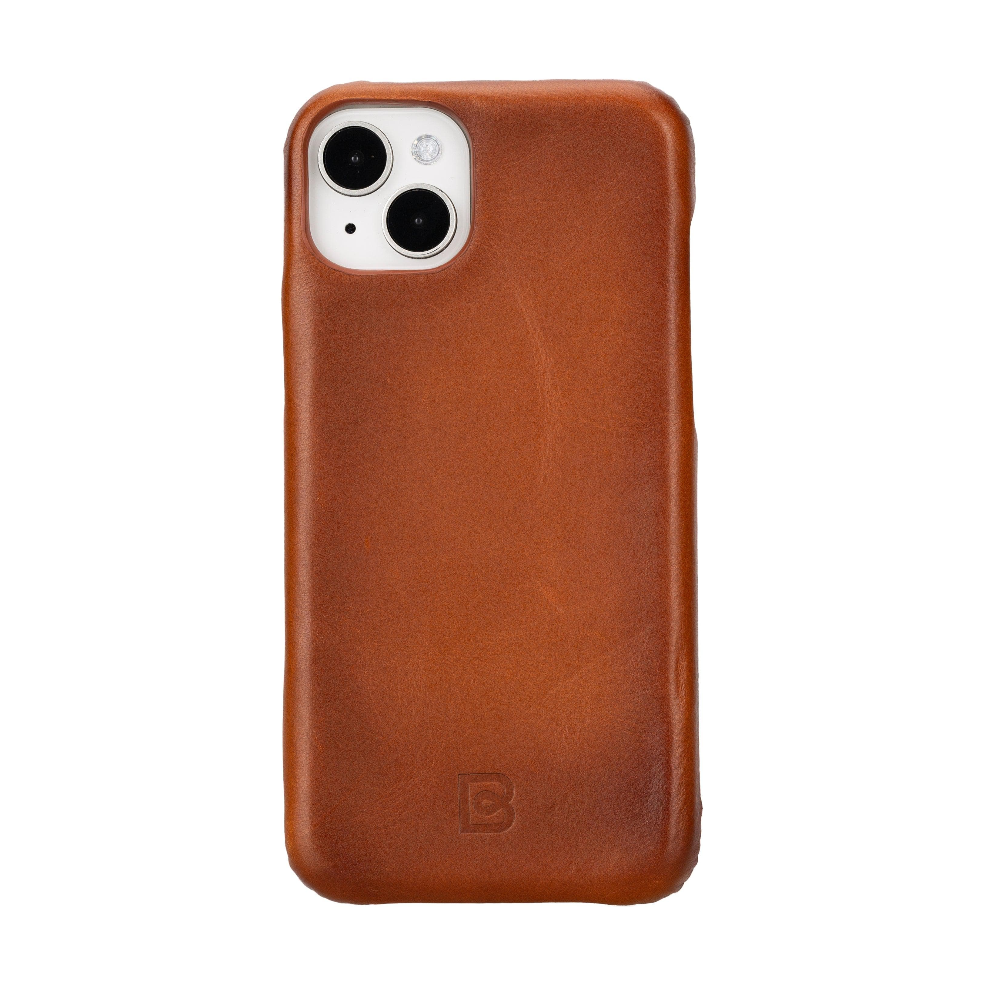 Leather iPhone 16 Plus Snap-On Cover Case Bouletta