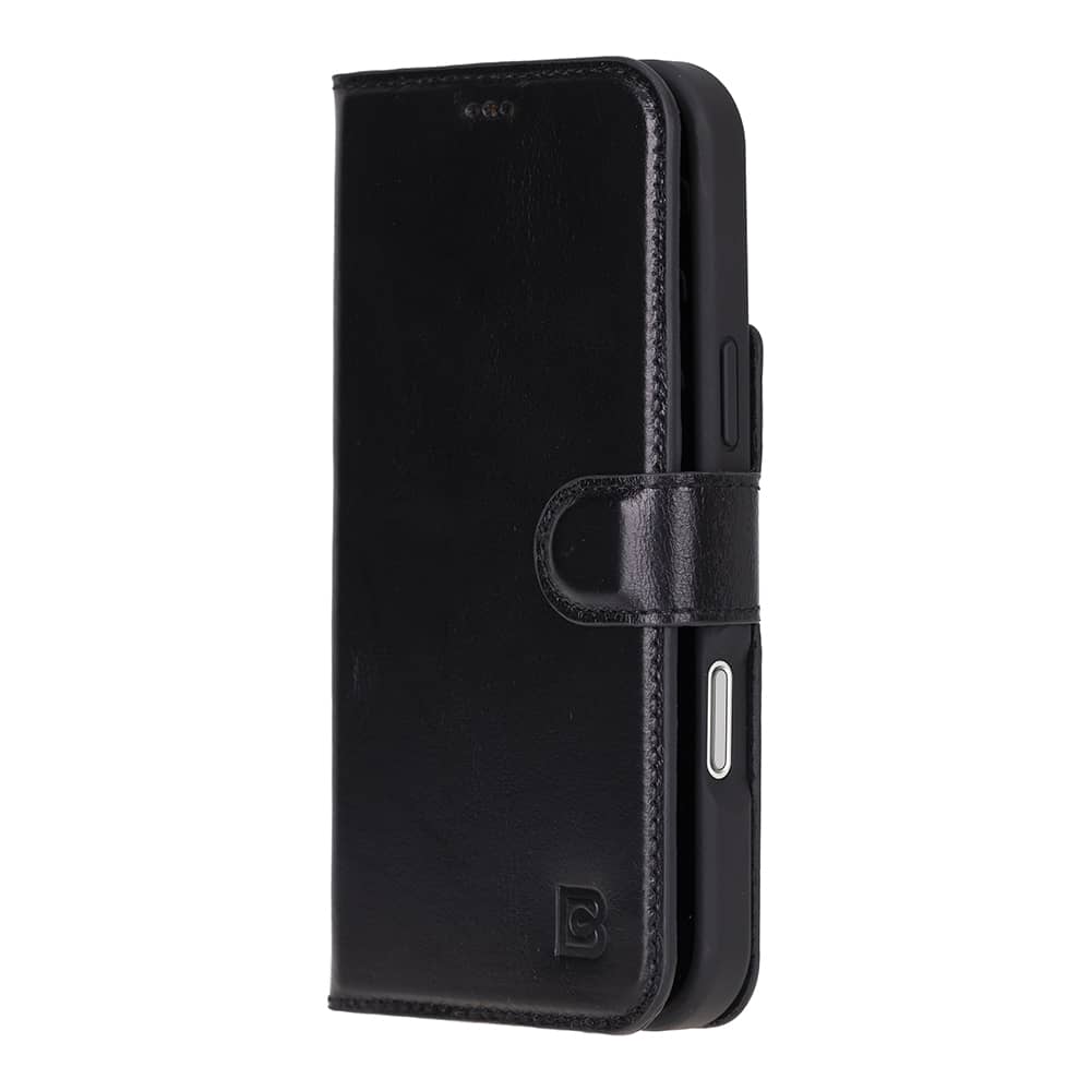 Leather iPhone 16 Pro Detachable Wallet Case Bouletta