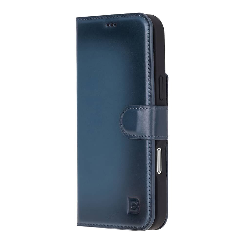 Leather iPhone 16 Pro Detachable Wallet Case Bouletta