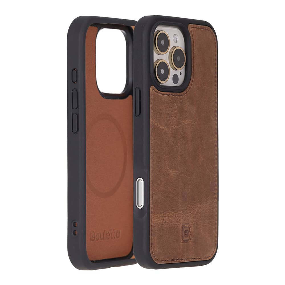 Leather iPhone 16 Pro Detachable Wallet Case Bouletta