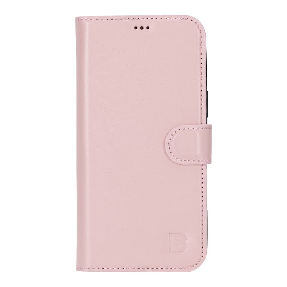 Leather iPhone 16 Pro Detachable Wallet Case Bouletta