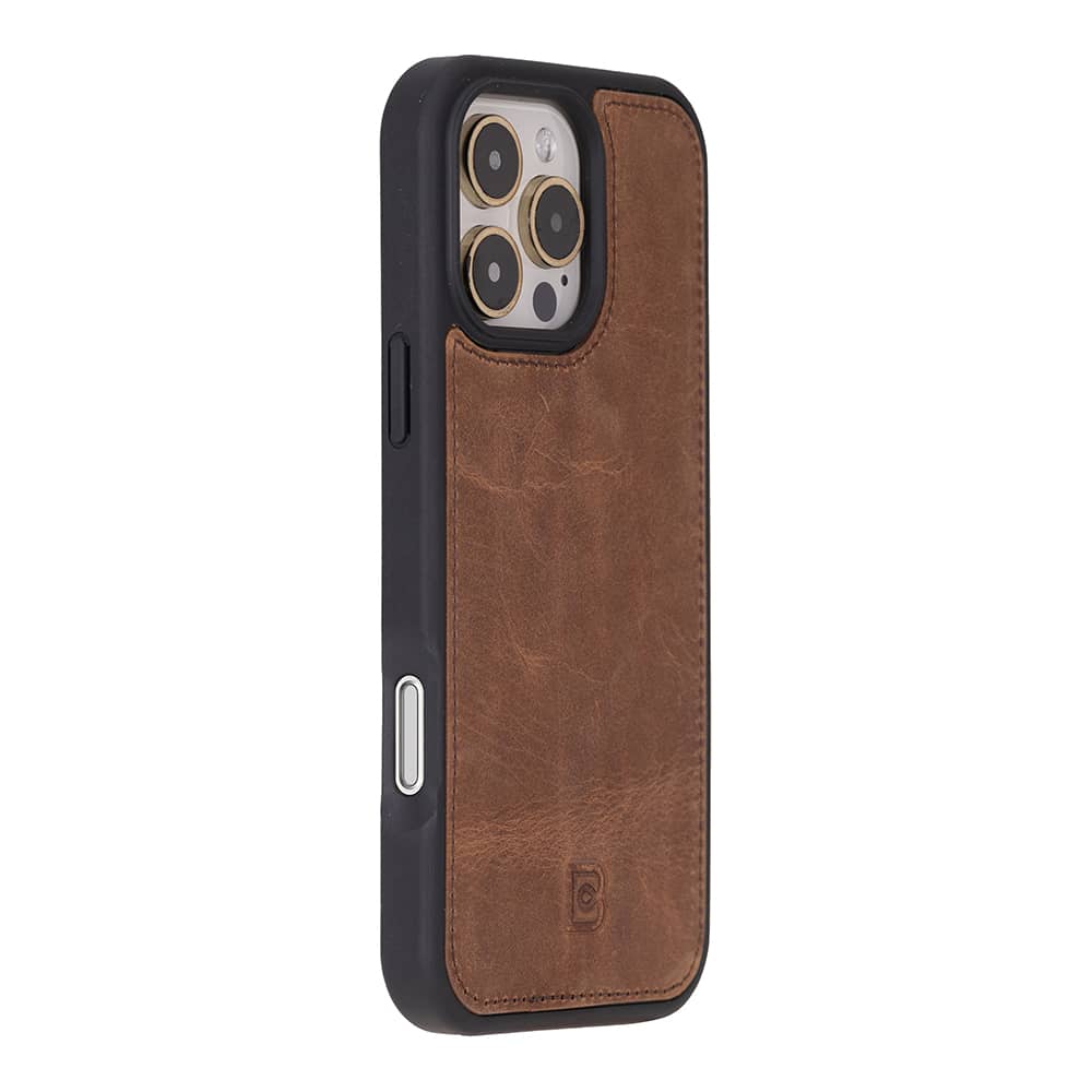 Leather iPhone 16 Pro Detachable Wallet Case Bouletta