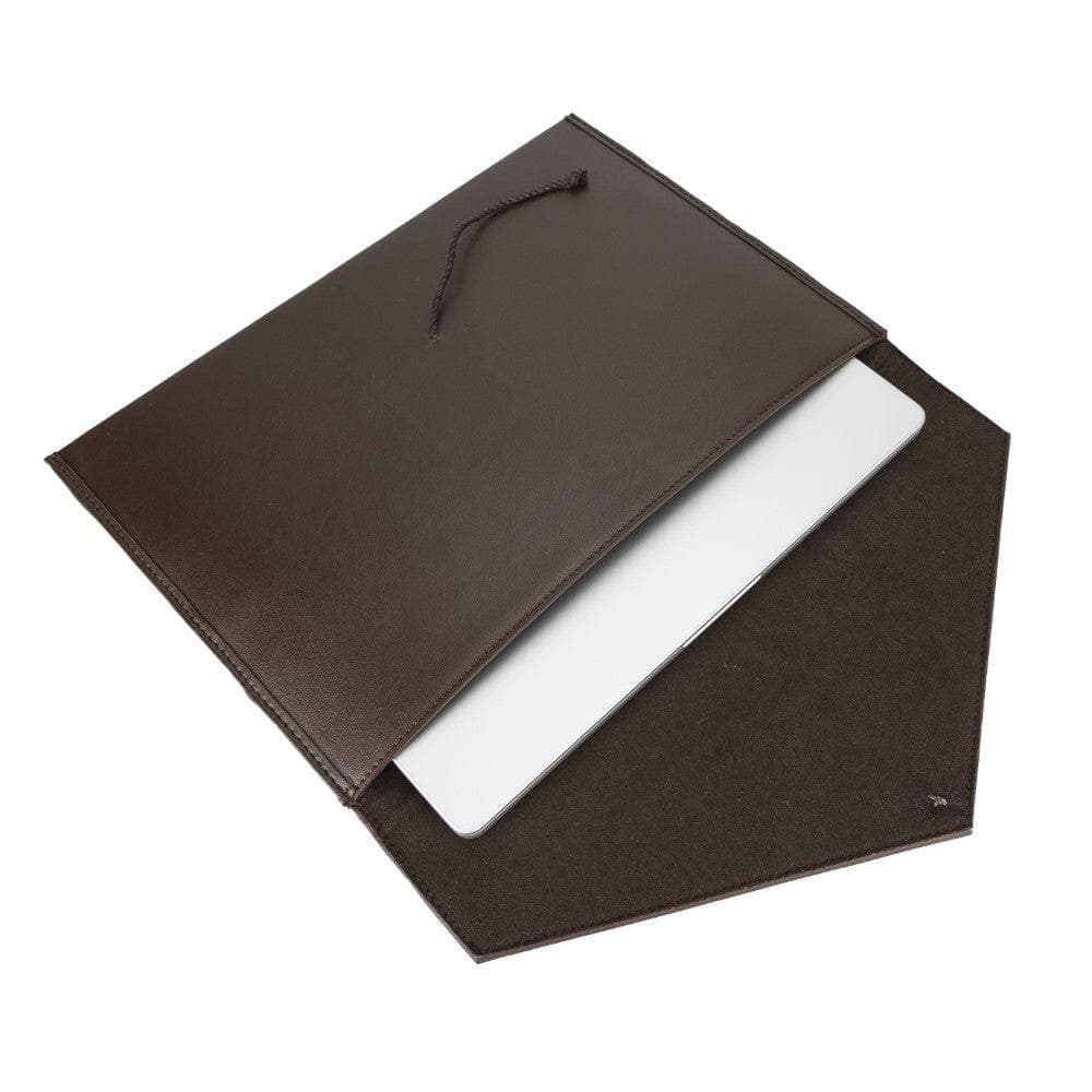 Leather Mac Sleeve - 13" / Black Bouletta