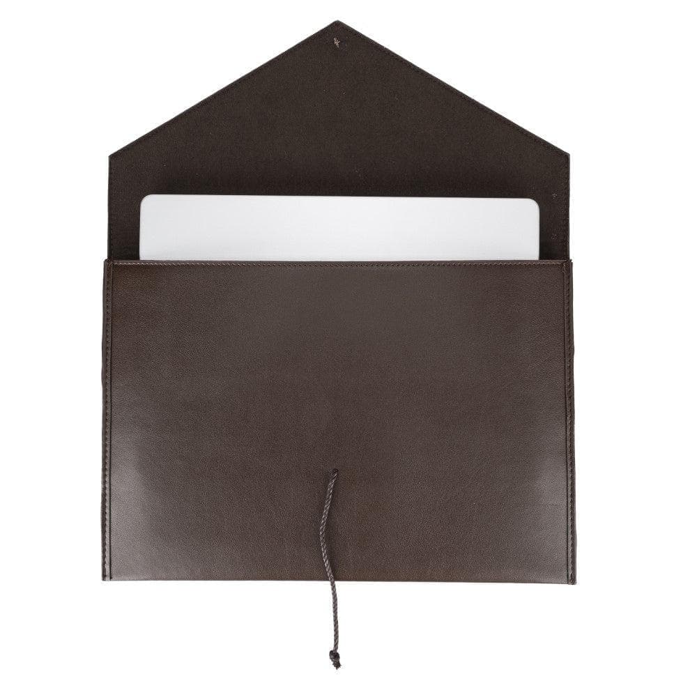 Leather Mac Sleeve - 13" / Black Bouletta