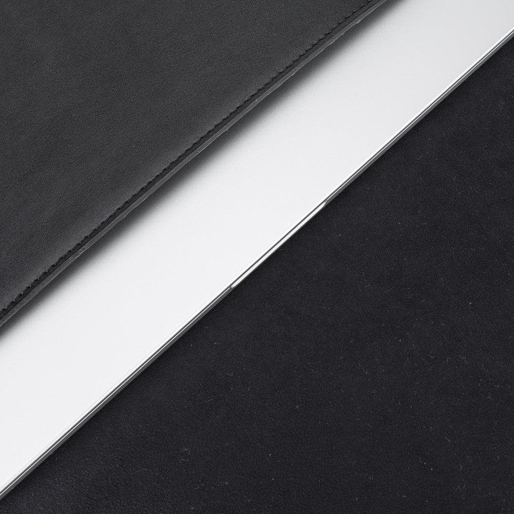 Leather Mac Sleeve - 13" / Black Bouletta