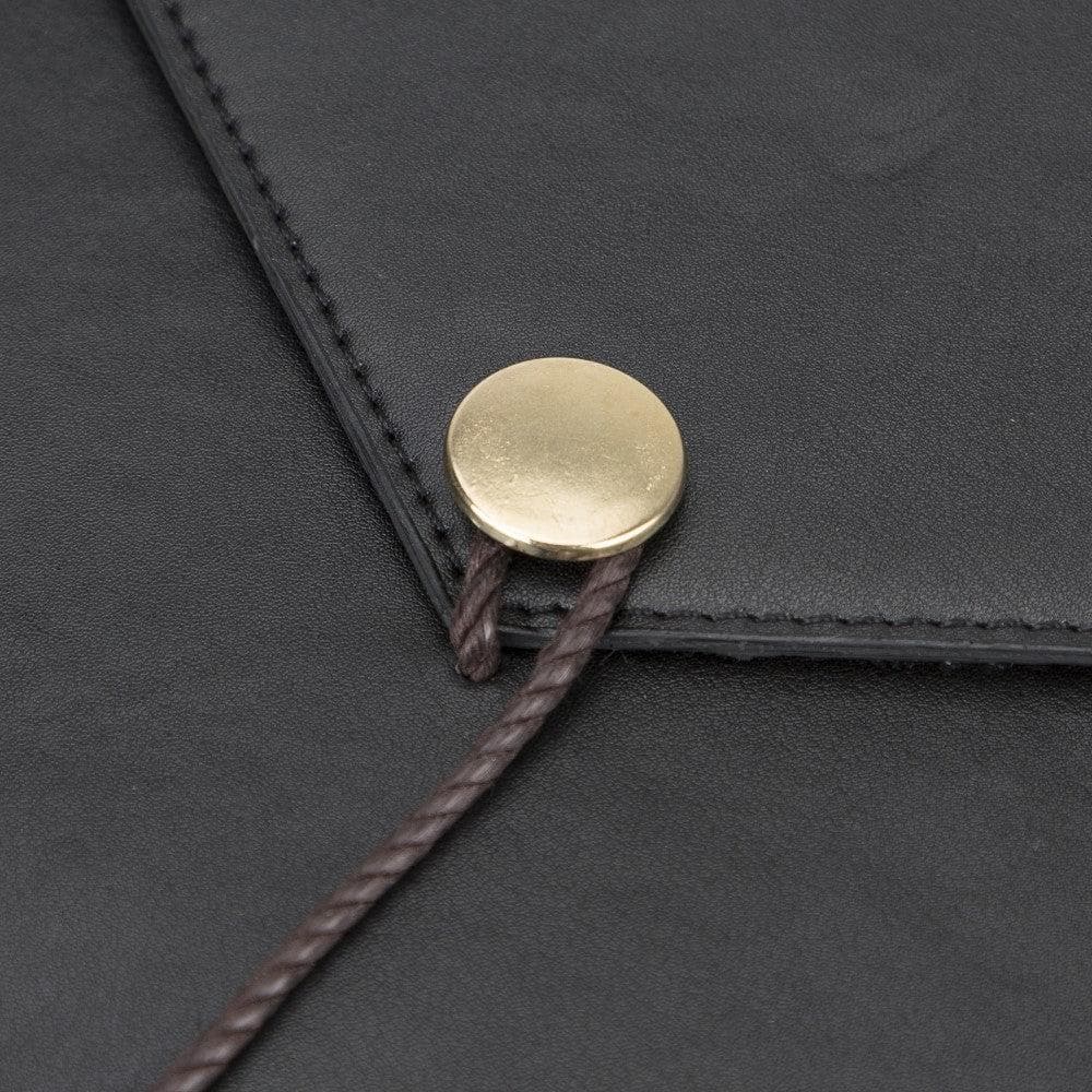 Leather Mac Sleeve - 13" / Black Bouletta