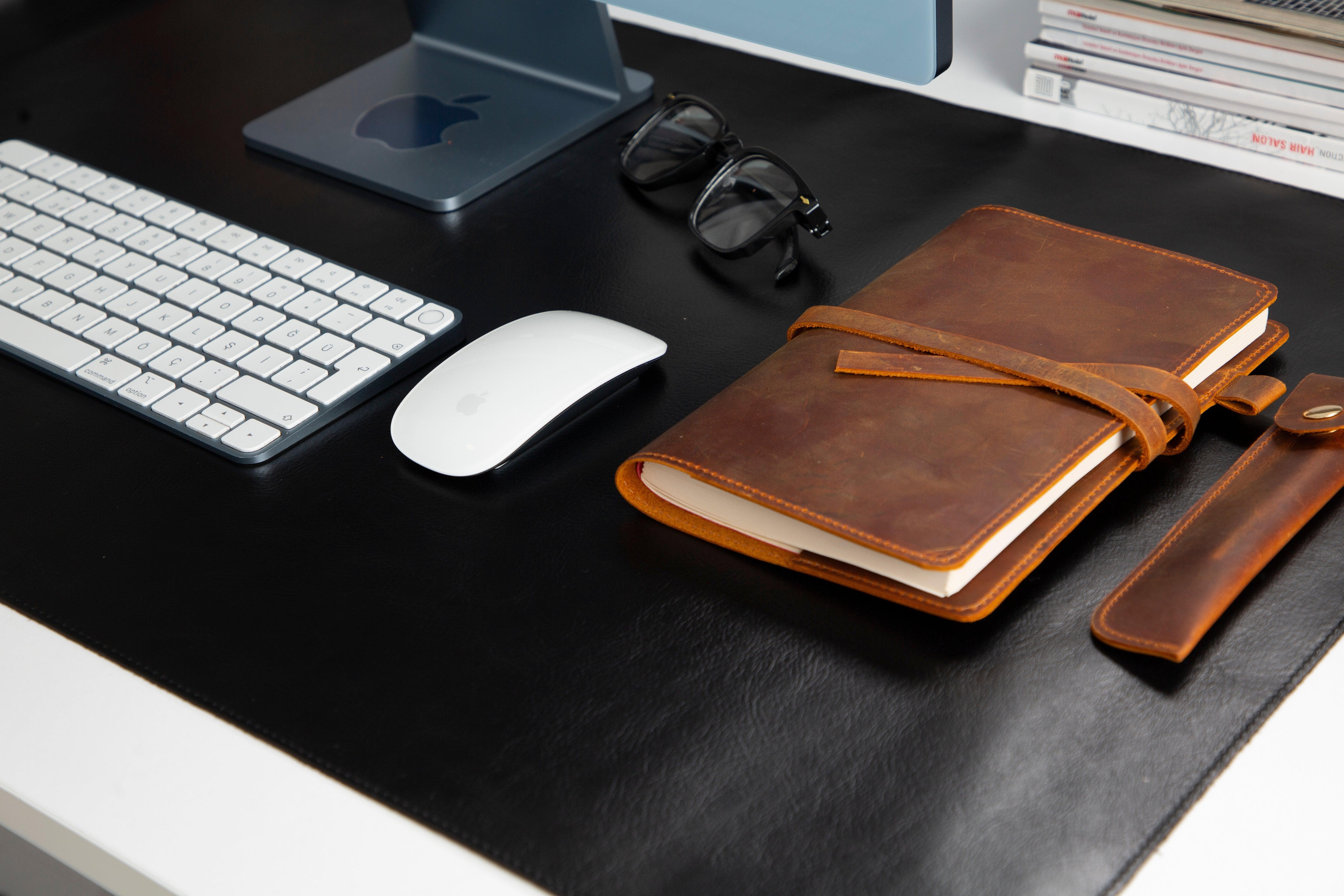 Leather Natural Desk Mat (91 cm x 48 cm) Bouletta