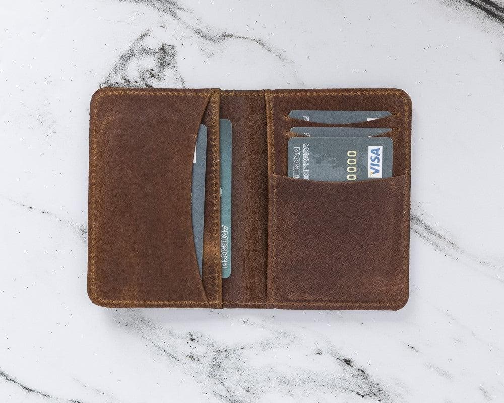 Leather Pasaport Holder - Tan Tan Bouletta
