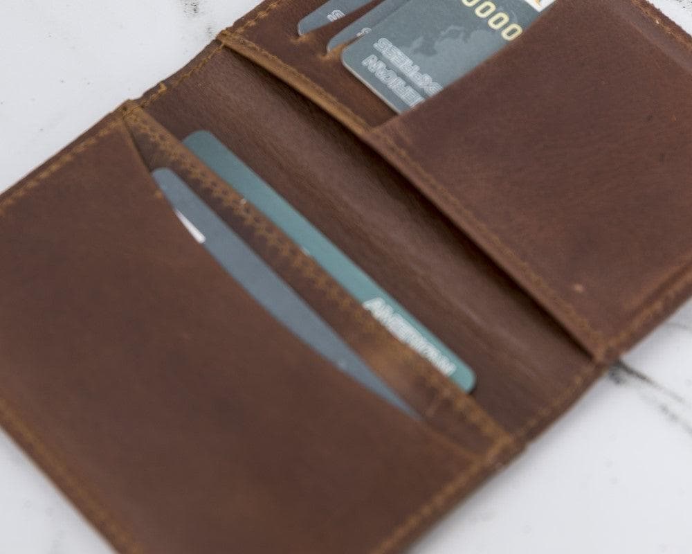Leather Pasaport Holder - Tan Tan Bouletta