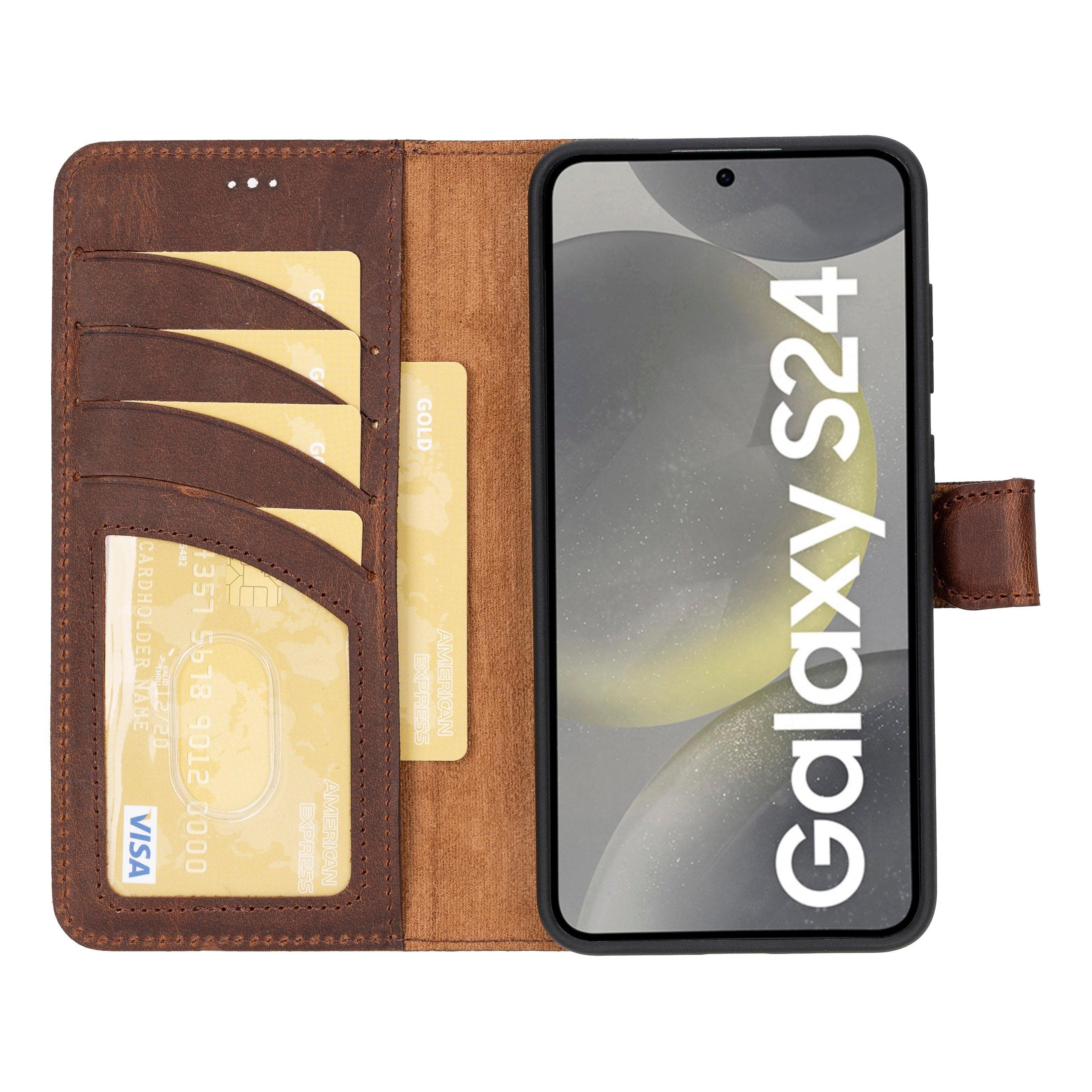Leather Samsung Galaxy S24 Series Wallet Cases Bouletta
