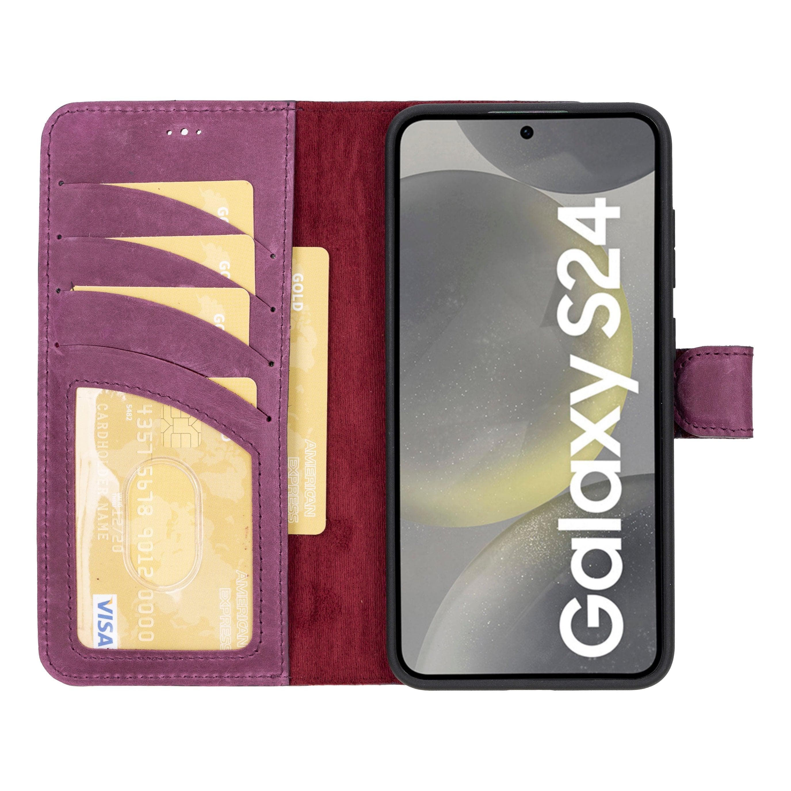 Leather Samsung Galaxy S24 Series Wallet Cases Bouletta