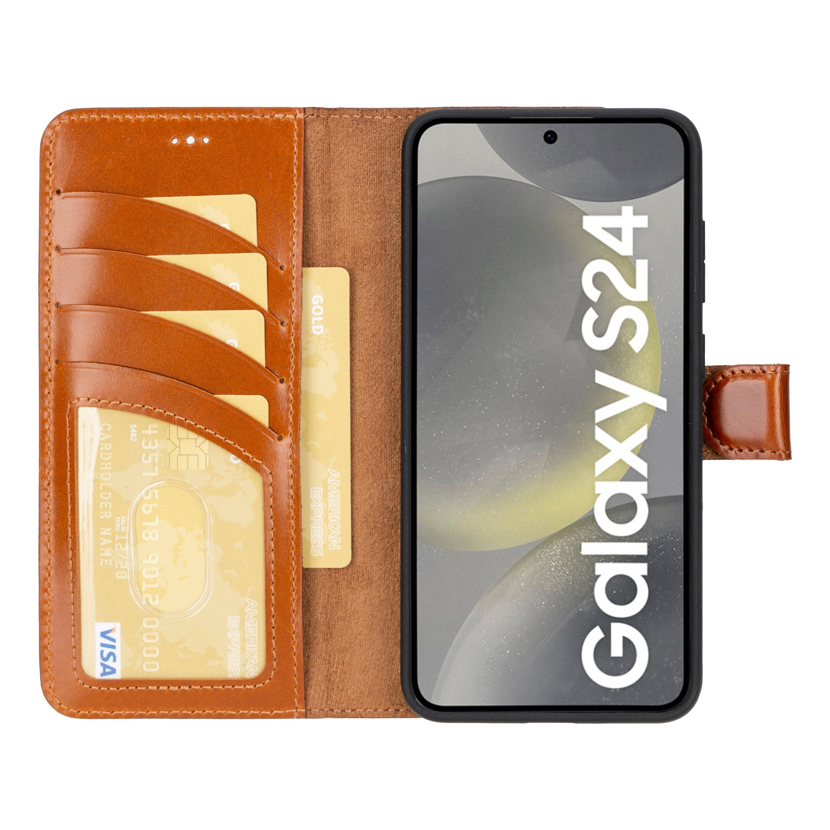 Leather Samsung Galaxy S24 Series Wallet Cases Bouletta