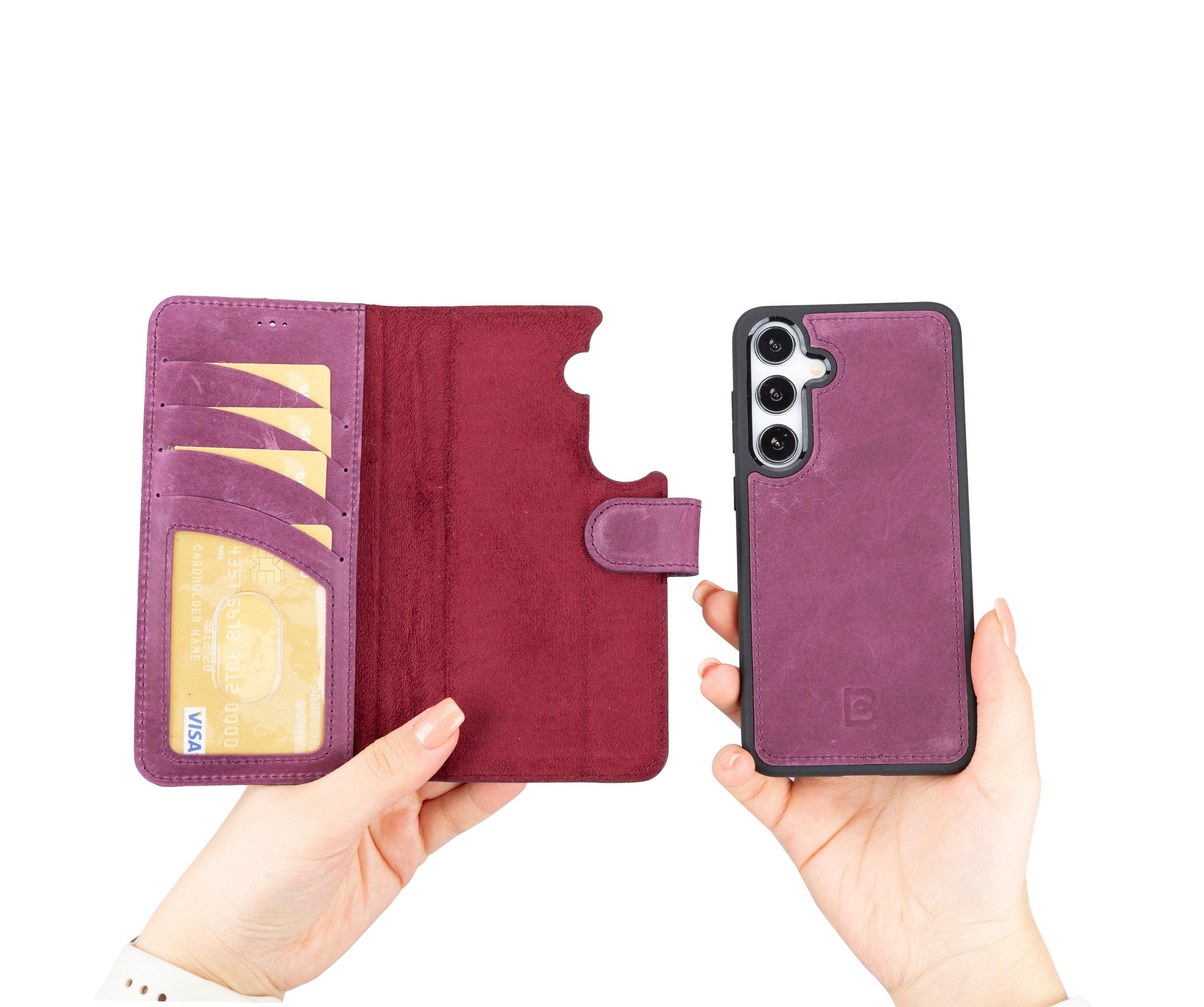 Leather Samsung Galaxy S24 Series Wallet Cases Bouletta