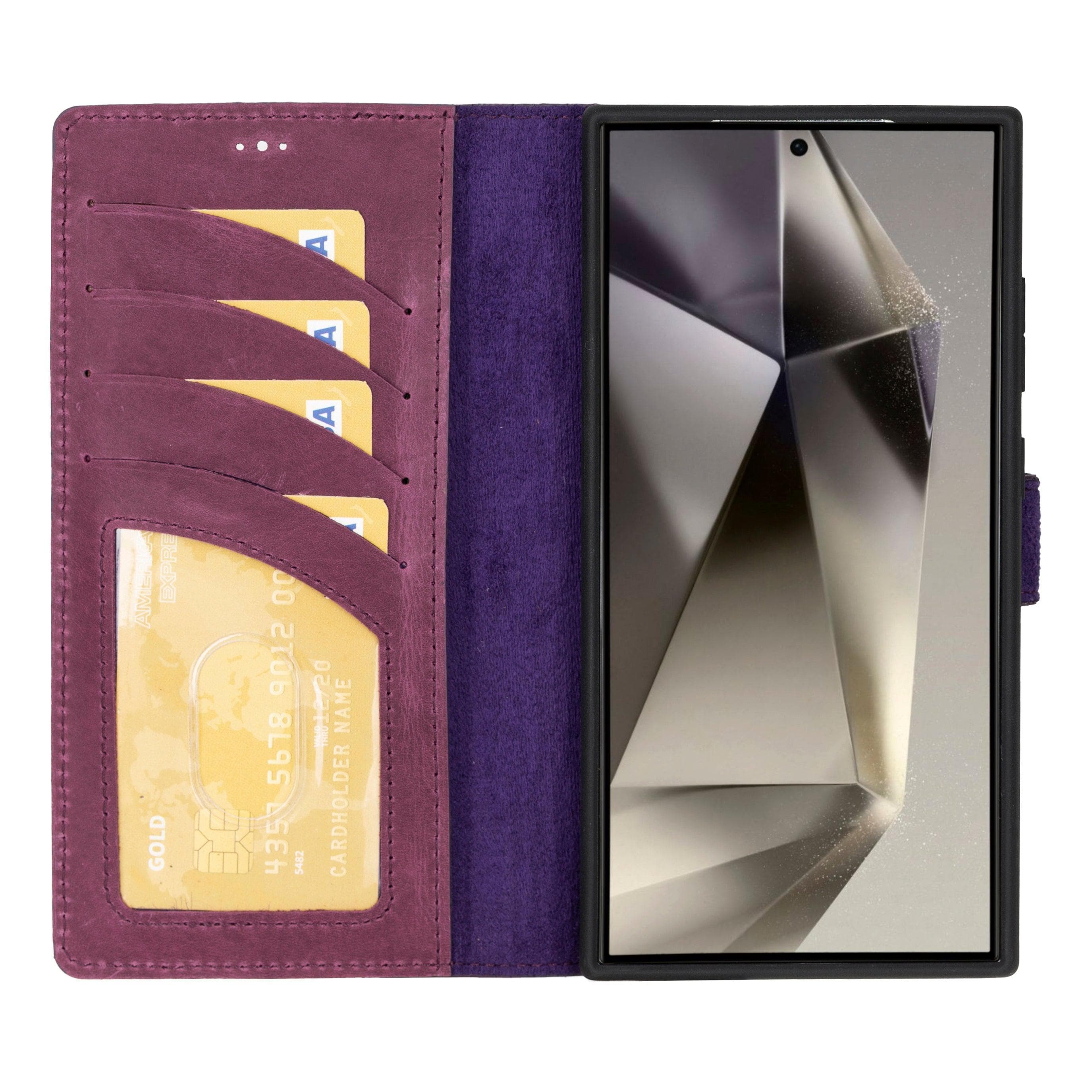 Leather Samsung Galaxy S24 Series Wallet Cases Bouletta