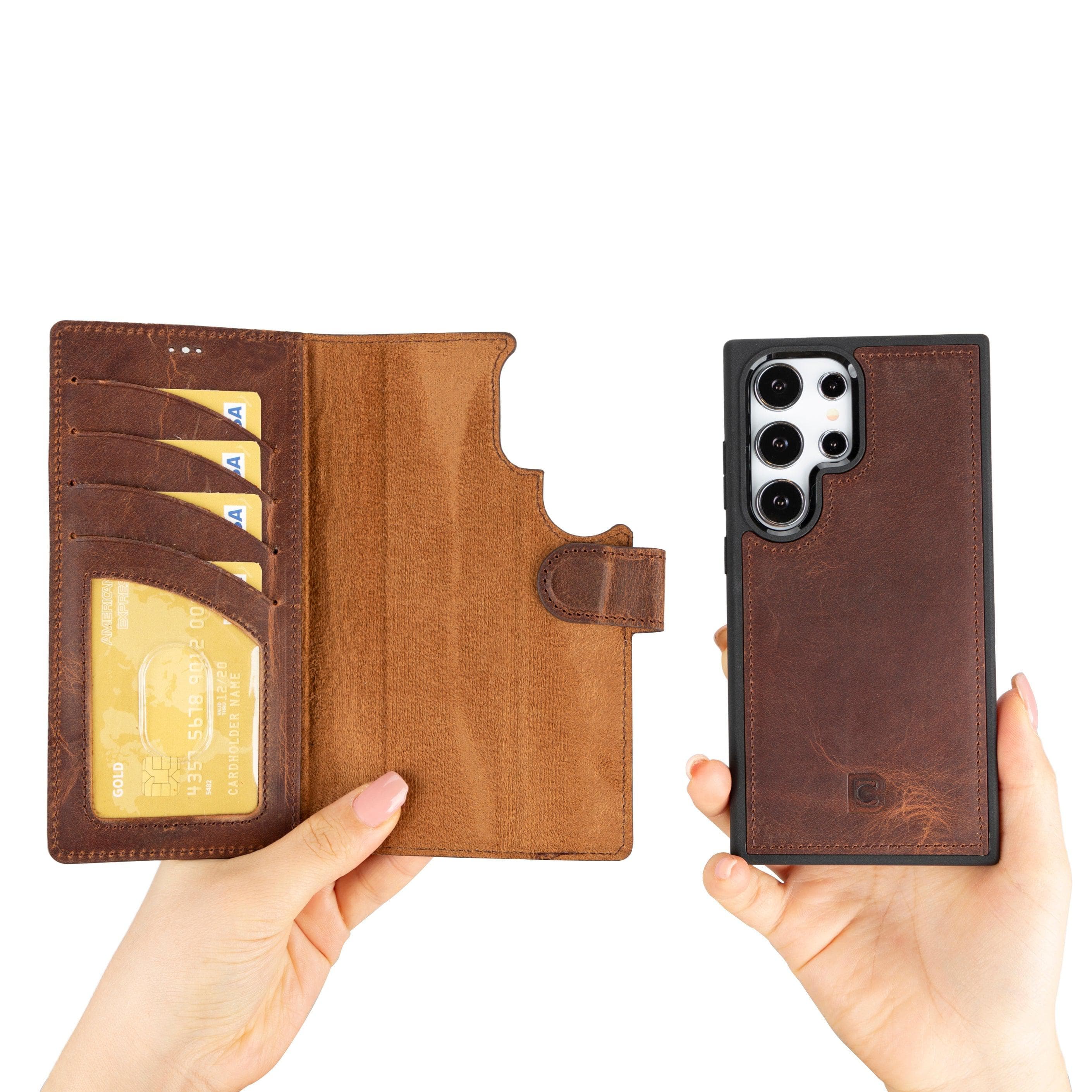 Leather Samsung Galaxy S24 Series Wallet Cases Bouletta