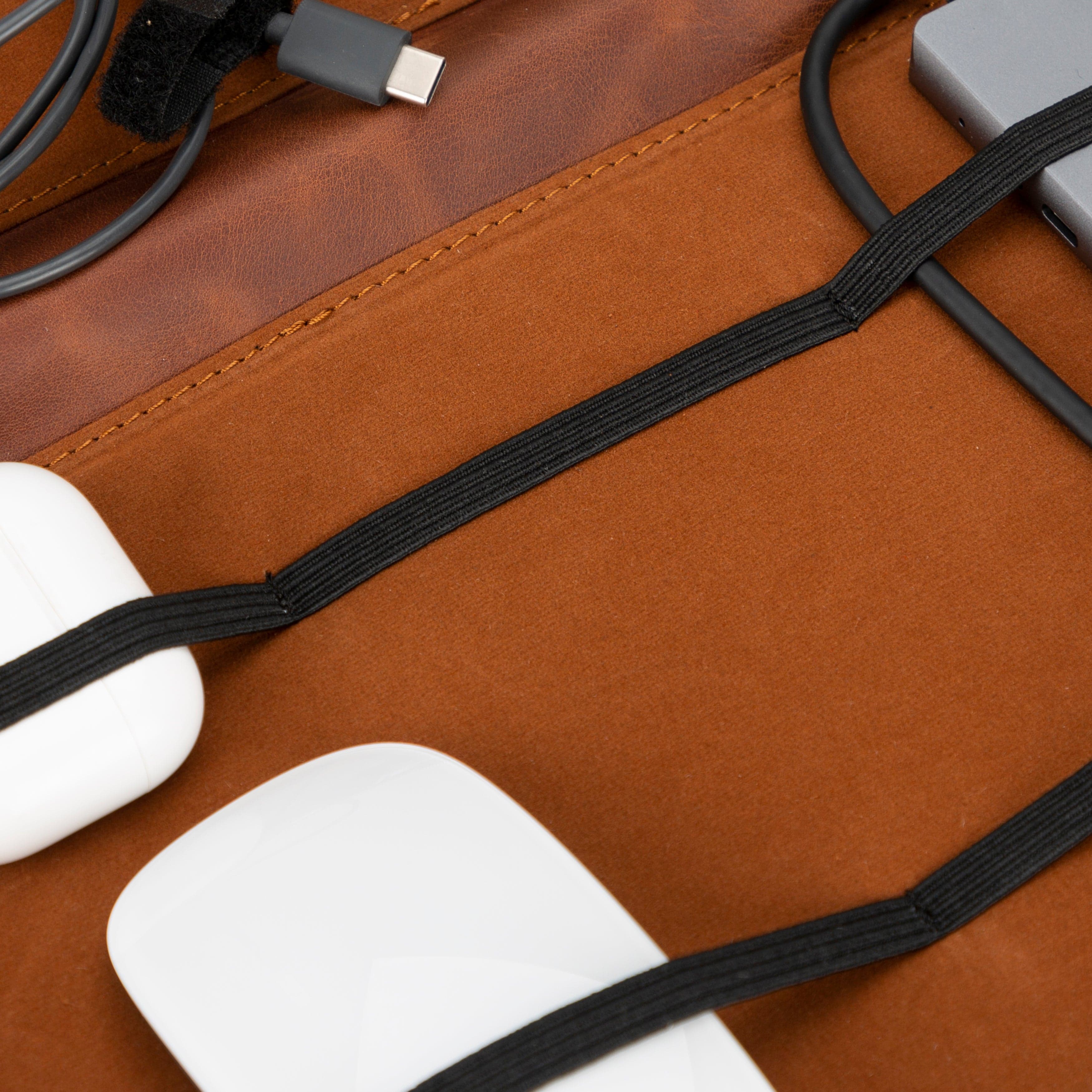 Leather Travel Cable Organizer Bouletta