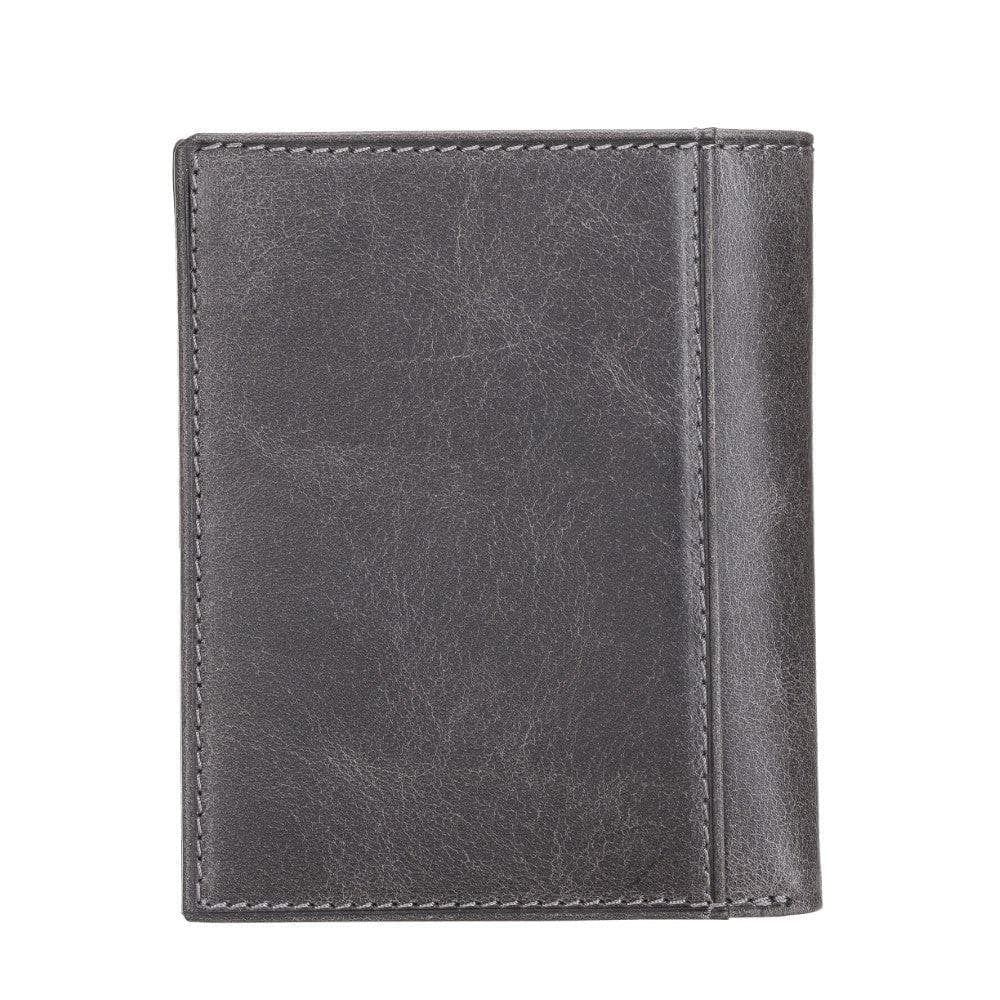 Leather Yetta Card Holder - Brown Brown Bouletta