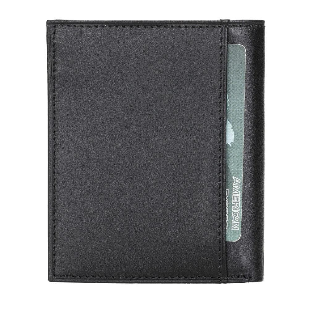 Leather Yetta Card Holder - Brown Brown Bouletta