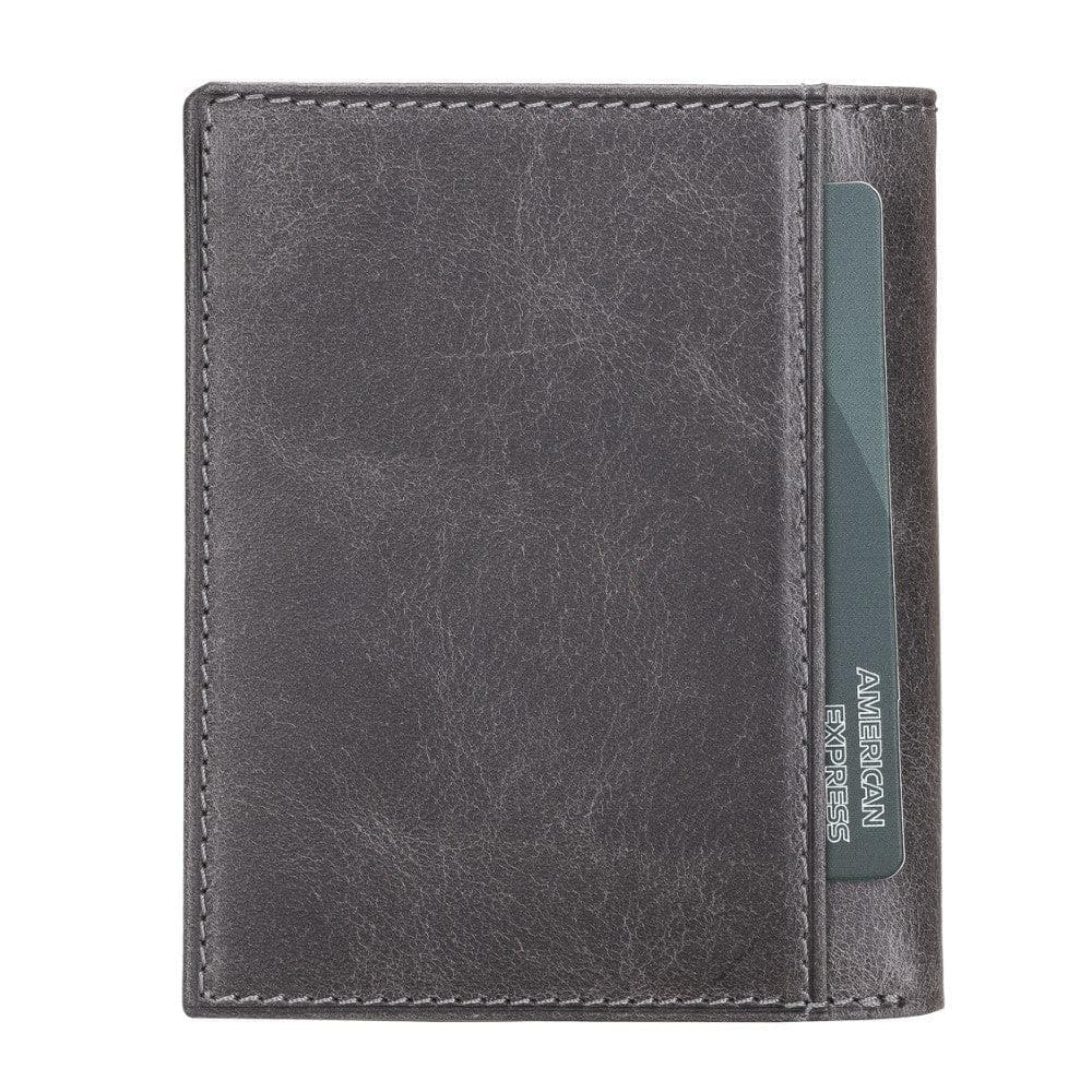 Leather Yetta Card Holder - Floather Brown Floather Brown Bouletta