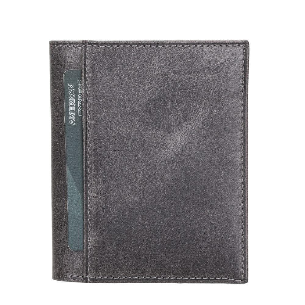 Leather Yetta Card Holder - Floather Brown Floather Brown Bouletta