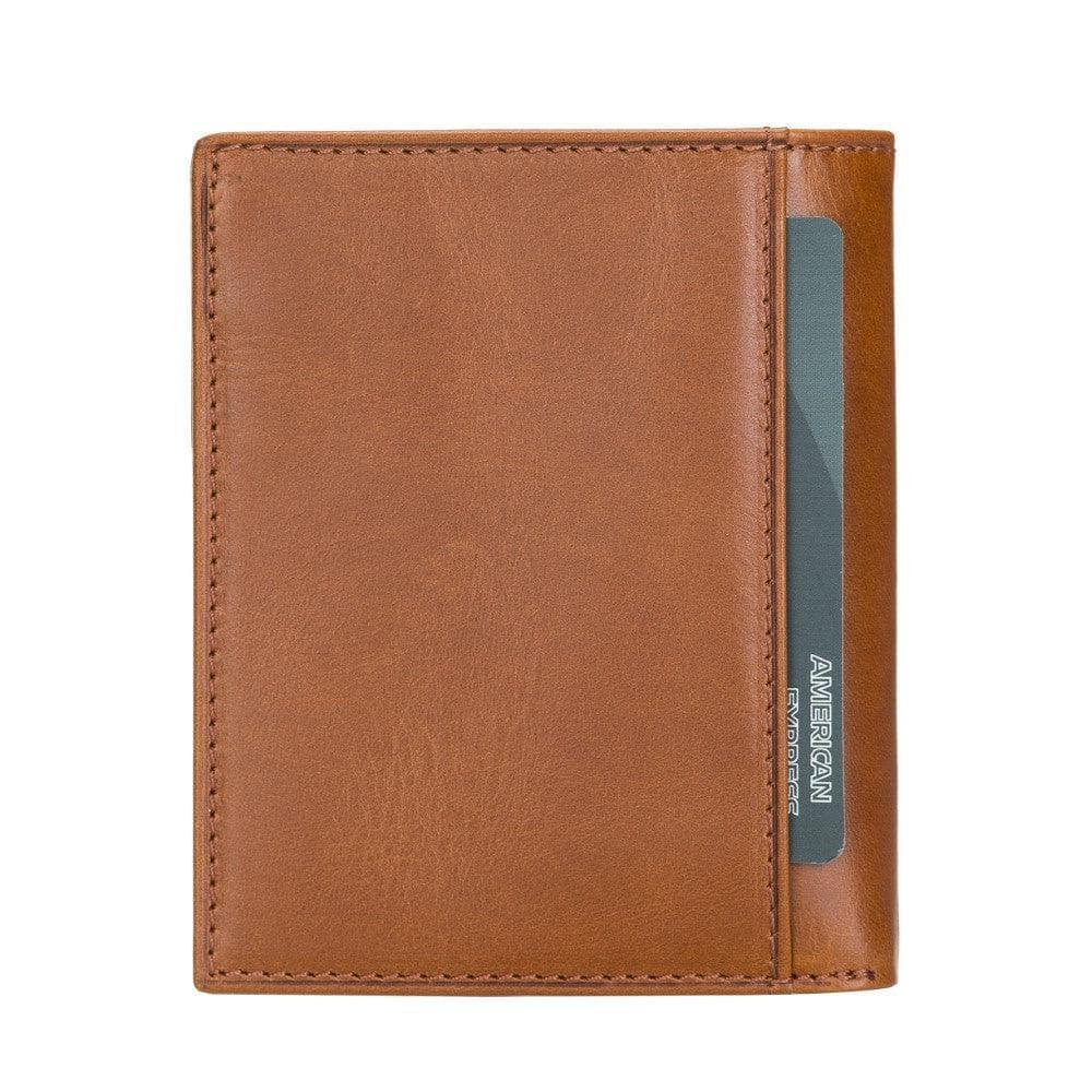 Leather Yetta Card Holder - Floather Brown Floather Brown Bouletta