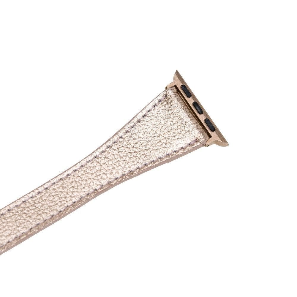 Leeds Double Tour Slim Apple Watch Leather Straps Bouletta